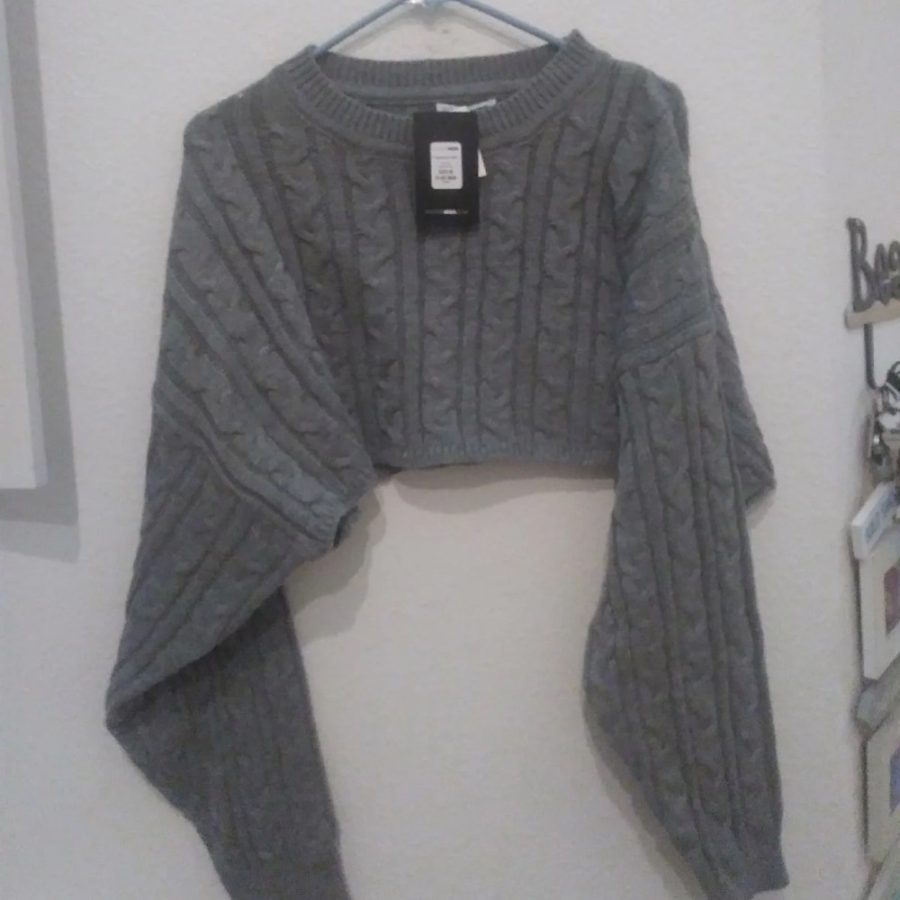 fashion nova cropped sweater